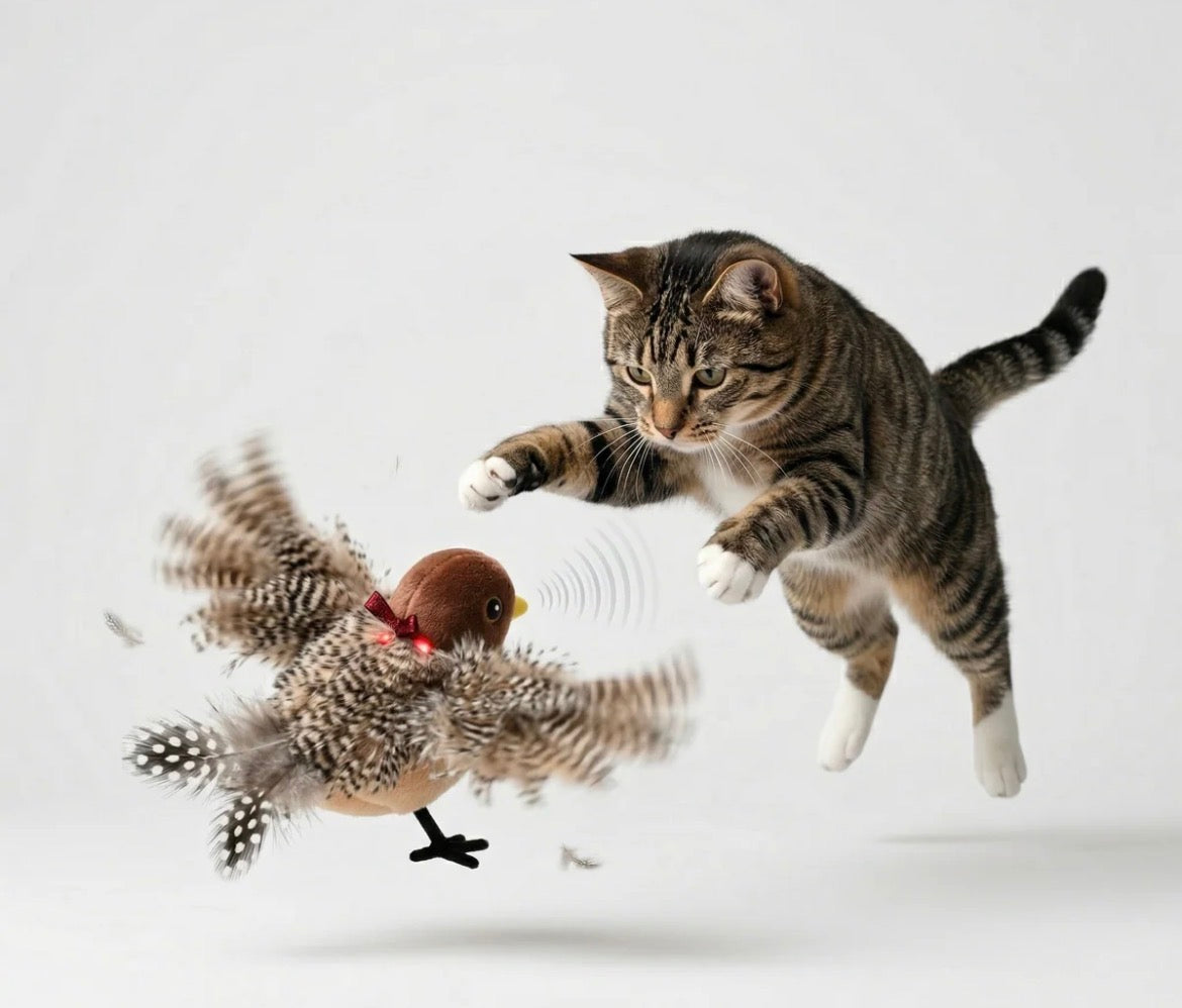 Flapping Bird Cat Toy